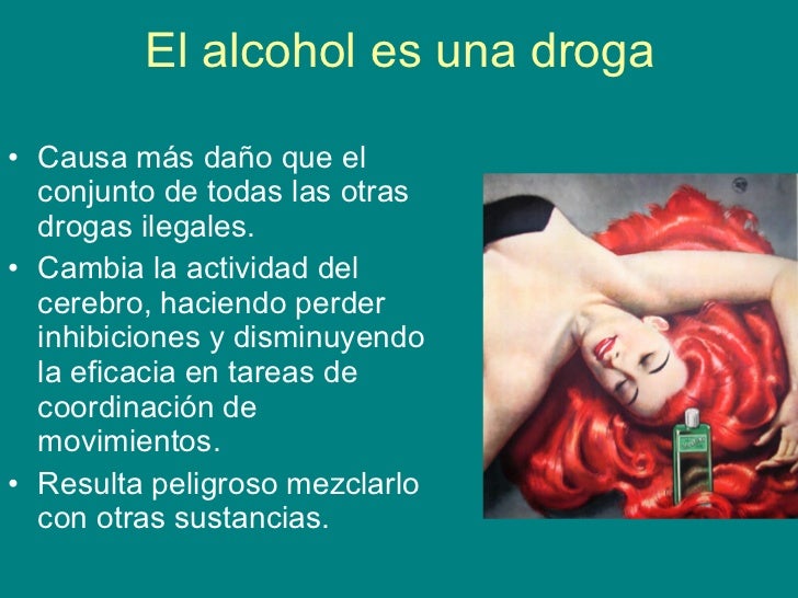 El levantamiento de la dependencia psicológica del alcohol