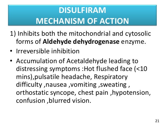 Disulfiram And Alcohol Symptoms
