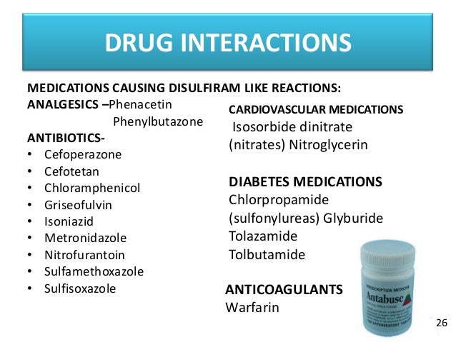 nitrofurantoin mixed with alcohol