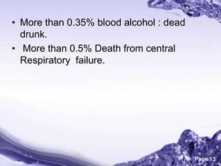 Volatile Poisons (Ethanol , Methanol)