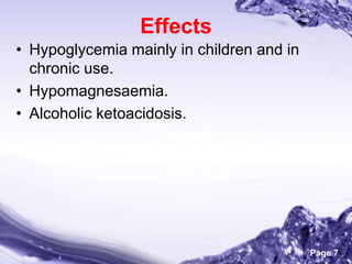 Volatile Poisons (Ethanol , Methanol)