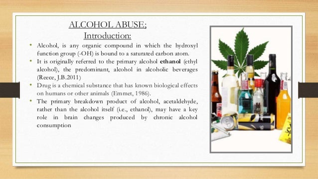 alcohol abuse case study ppt