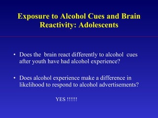 Teen Alcohol And Brain Development