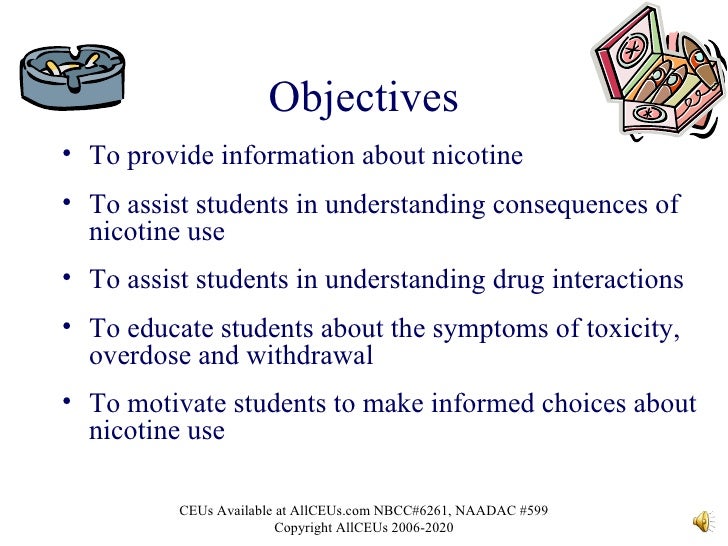 Drugs of Abuse Nicotine