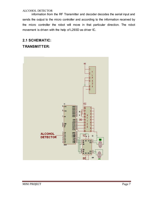 Alcohol Sensing Alert with Engine Locking Project
