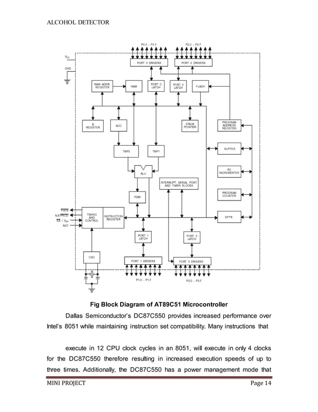 Alcohol Sensing Alert with Engine Locking Project
