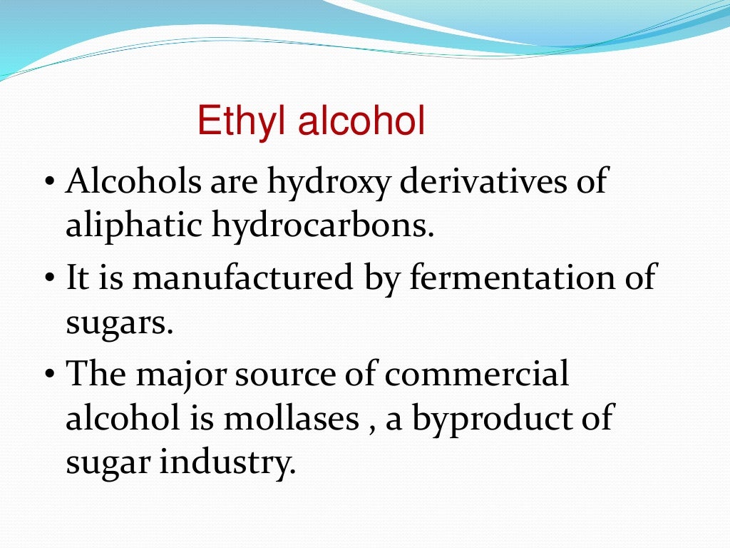 Alcohol & methyl alcohol