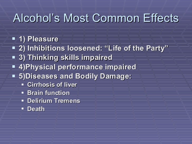 Alcohol Presentation