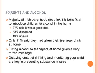 Under The Influence - Alcohol and Young People | PPTX