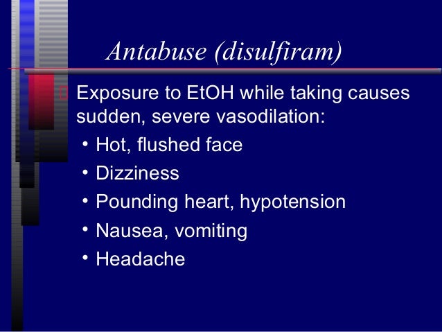 Antabuse Alcohol In Food