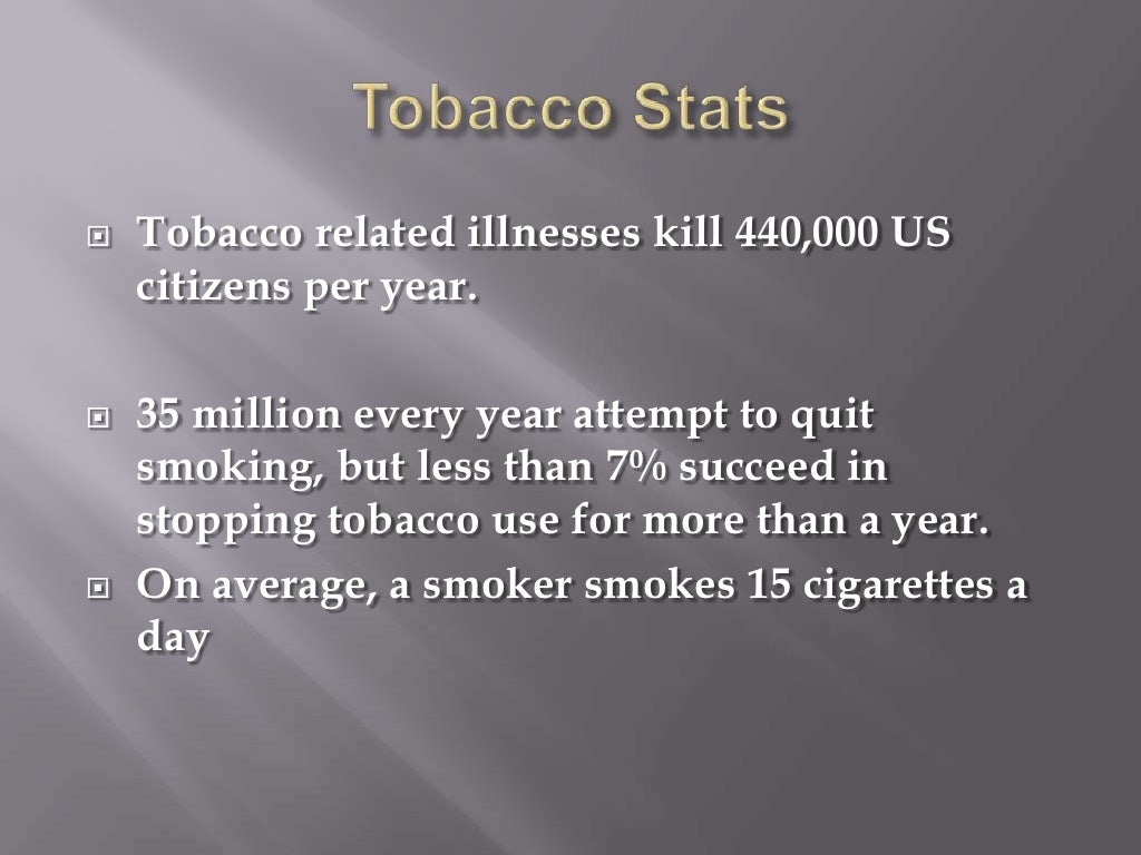 Alcohol And Tobacco Addiction