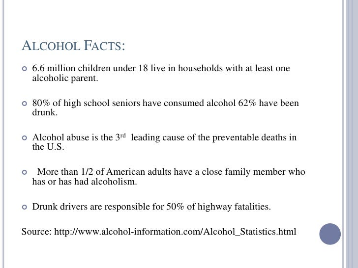 Alcohol and tobacco addiction