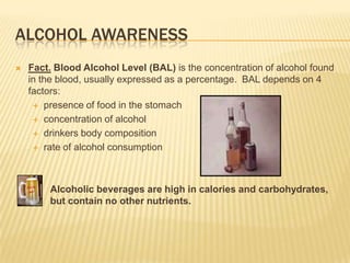 Alcohol Awareness–Fact Vs Fiction