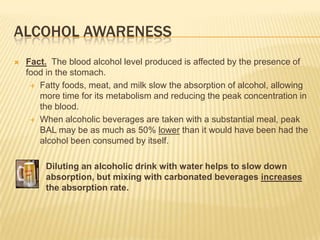 Alcohol Awareness–Fact Vs Fiction