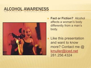 Alcohol Awareness–Fact Vs Fiction