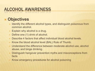 Alcohol Awareness–Fact Vs Fiction