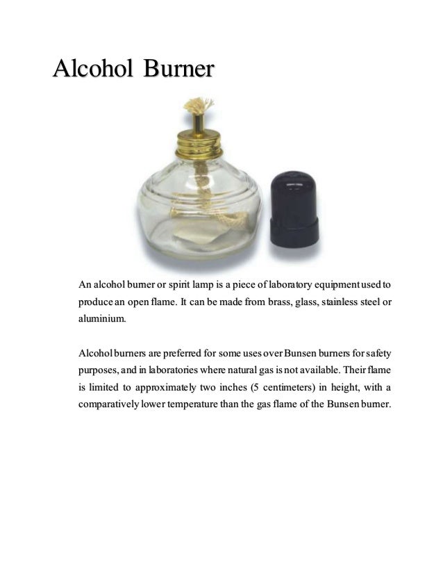 Alcohol Burner