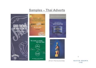 Samples – Thai Adverts




                                     8	

            [From The Economist]	
 