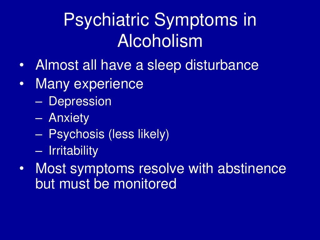 Alcohol Dependence