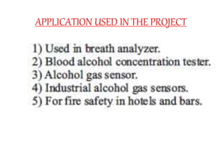APPLICATION USED IN THE PROJECT
 