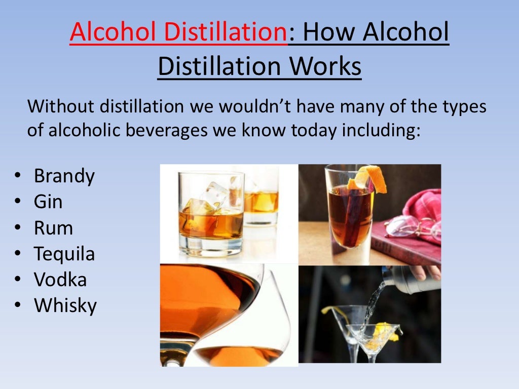 Alcohol distillation