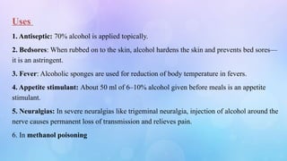 Comprehensive Pharmacology of Alcohol: Effects, Mechanisms, and ...