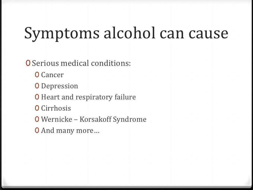 Alcohol & drinking presentation