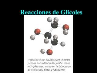 Reacciones de Glicoles 