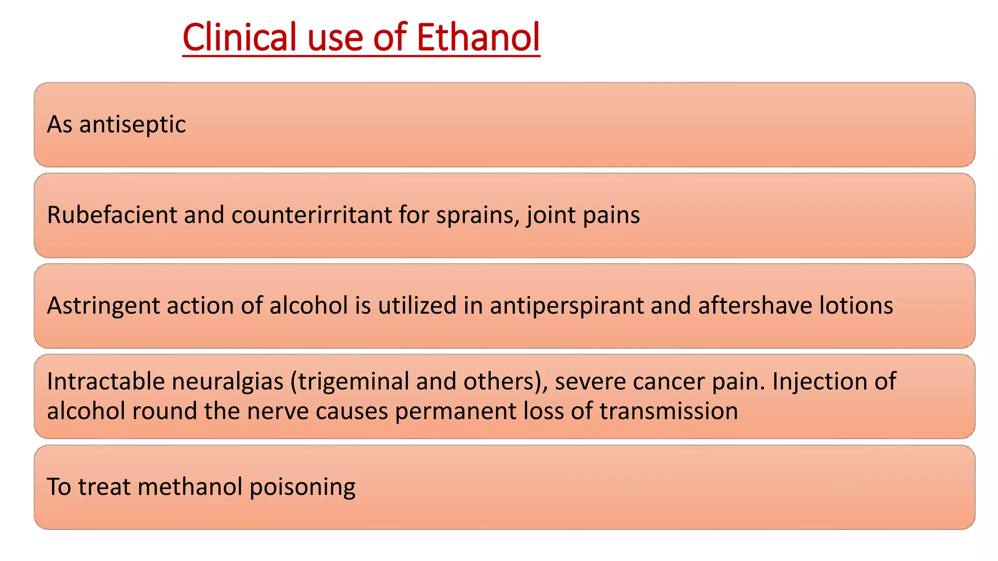 Alcohol : ethanol and methanol | PPTX