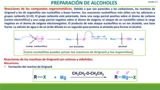 Síntesis de alcoholes y felones Química orgánica | PDF