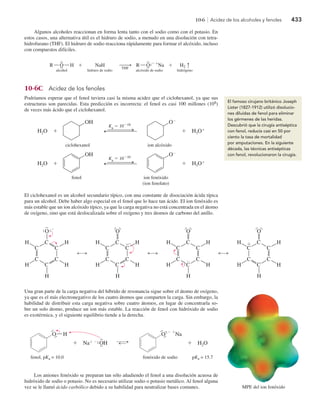 química orgánica temas de alcoholes y reacciones | PDF