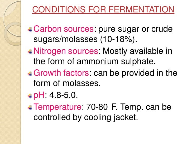 Alcohol fermentation