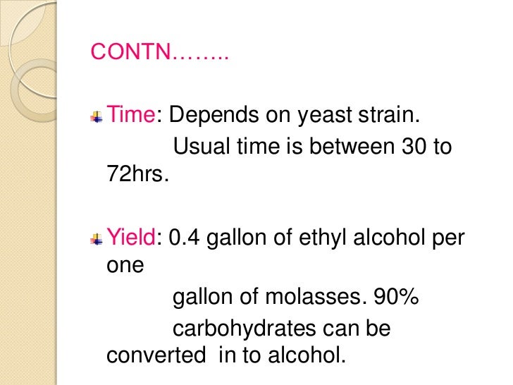 Alcohol fermentation