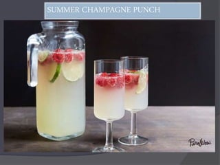 SUMMER CHAMPAGNE PUNCH
 