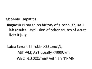 PRESENTATION DISCUSSING ALCOHOLIC LIVER DISEASE | PPT