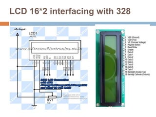 LCD 16*2 interfacing with 328
 
