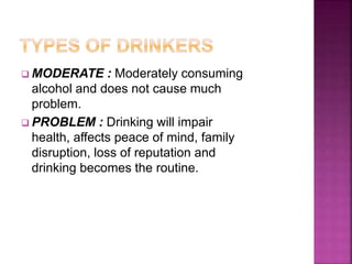 Alcoholism | PPTX