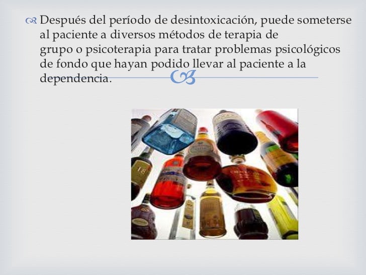 Los tratamientos del alcoholismo permi zuev