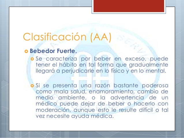 Los tests la dependencia alcohólica