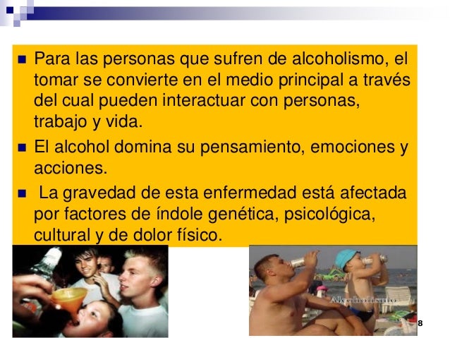 Las cápsulas para la codificación del alcoholismo
