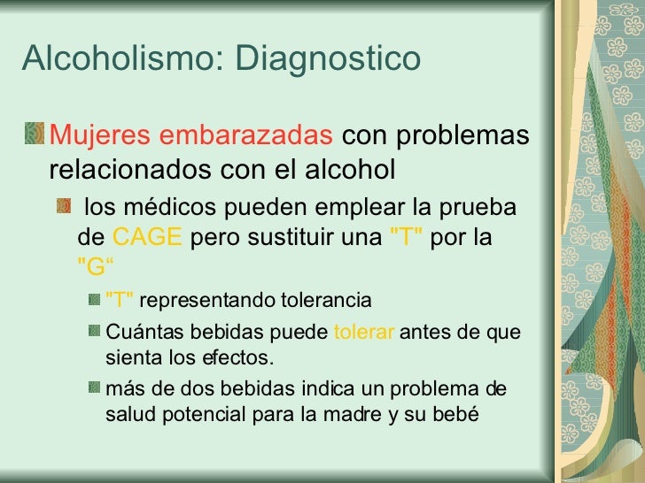 Como los medios medicinales son del alcoholismo