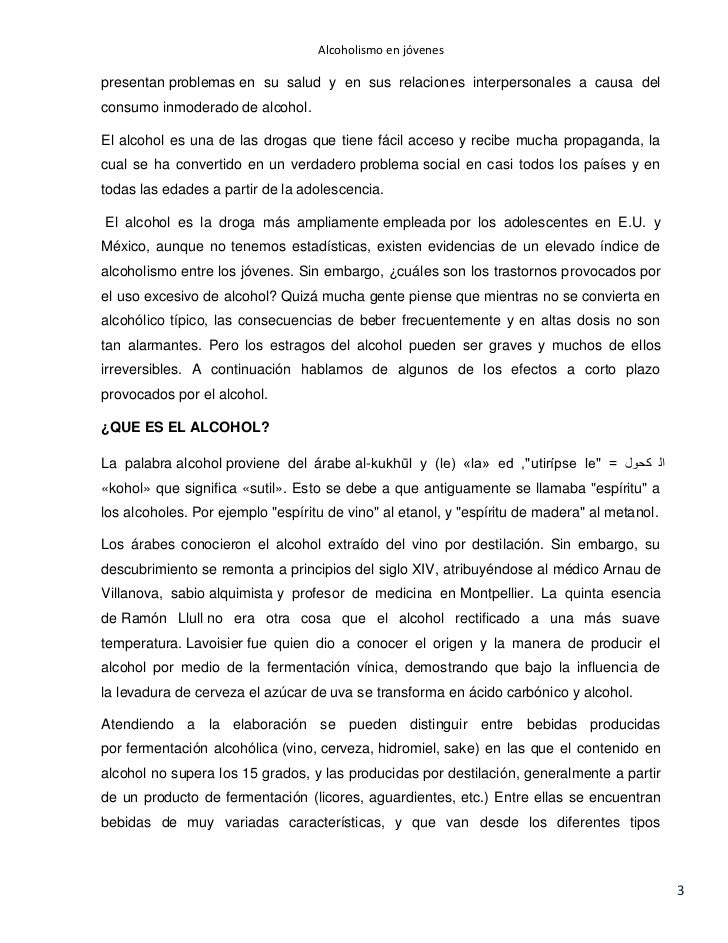 Ejemplo De Ensayo Argumentativo Sobre El Alcoholismo