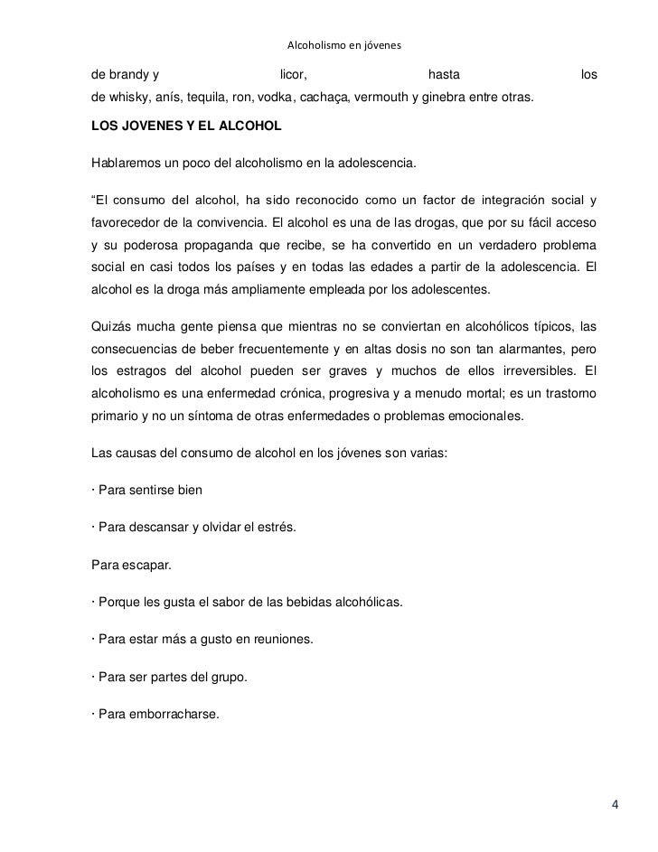 Ejemplo De Ensayo Argumentativo Sobre El Alcoholismo