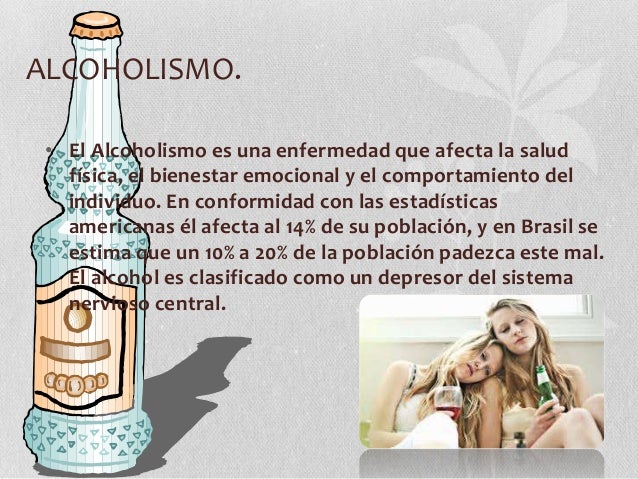 Por la cervecería de jóvenes del alcoholismo