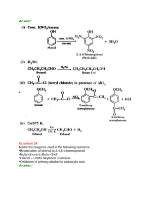 alcohol phenol and ether questions for practice for board exams.ppt