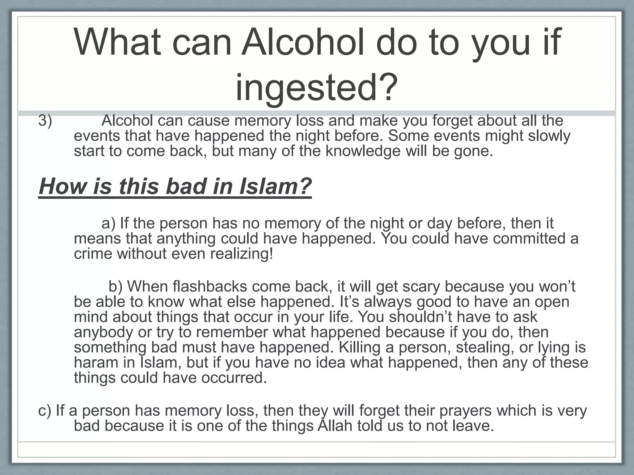 The Dangers of Alcohol Consumption | PPTX