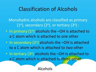 Alcohols | PPTX