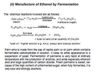 18
(ii) Manufacture of Ethanol by Fermentation
 