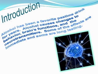 Alcohol’S Effects On The Brain | PPTX
