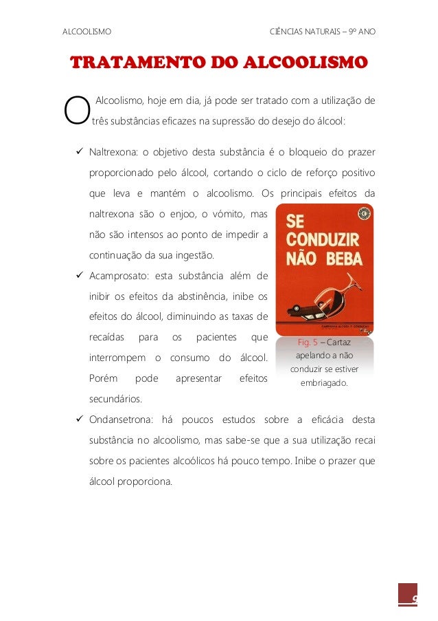Argumento sobre alcoolismo